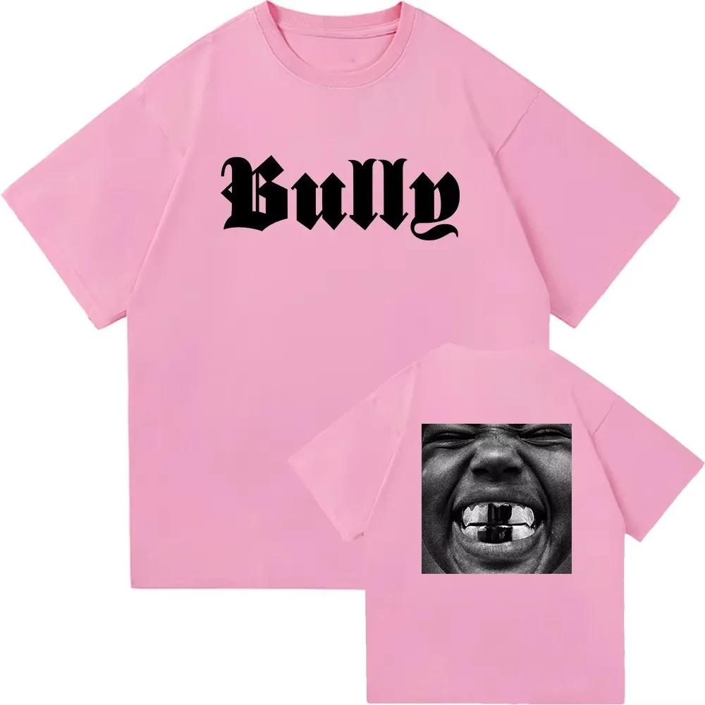 Kanye West Ye BULLY T-shirt d'album Été Unisexe et Femmes Vêtements en Coton Hip Hop Mode Haut Manches Courtes Oversize Streetwear