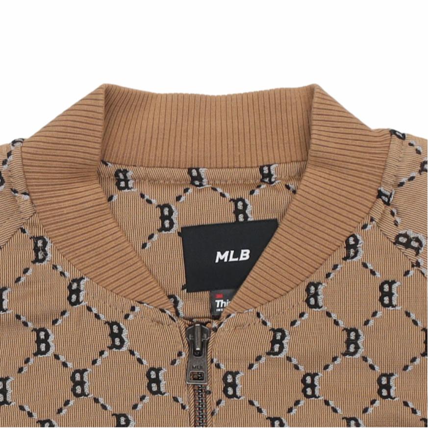 New MLB Boston Red Sox FW22 Baseball Jacket Unisex Beige Yellow 3AJPM0224-43BGS