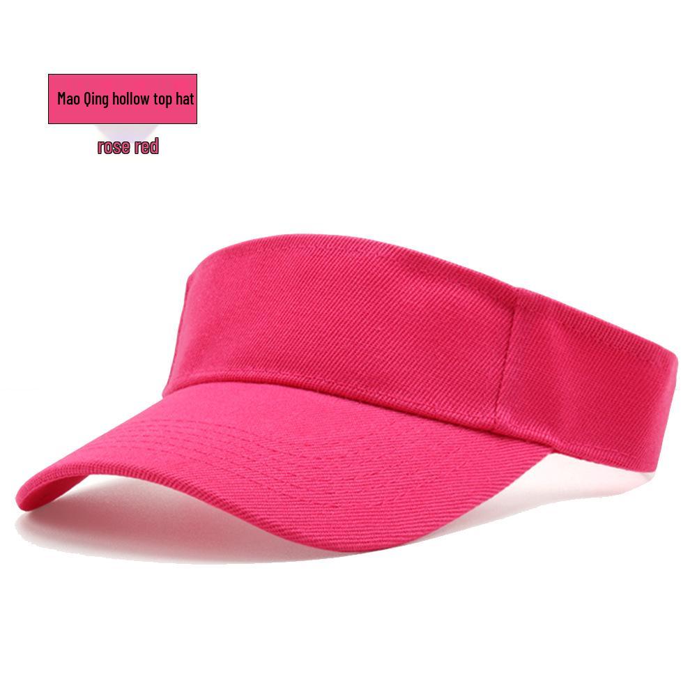 Adult Mao Qing Sun Protection Duckbill Cap - Topless Baseball Hat with Printed Logo for Travel