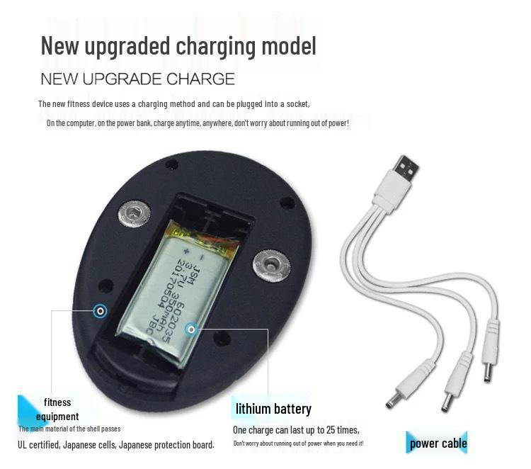 EMS Smart Abdominal Muscle Trainer: Unisex Home Fitness Equipment for Lazy People - Slimming and Toning Stomach.