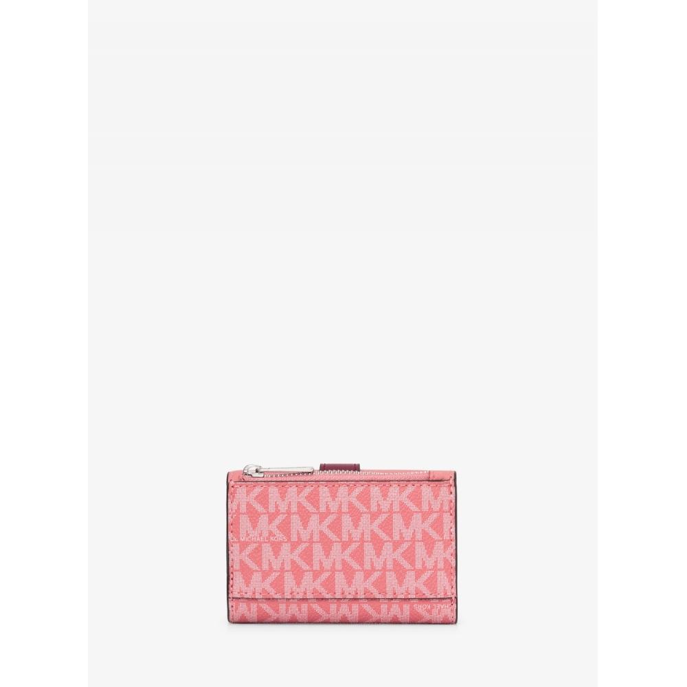Michael Kors Greenwich Flap Keycase Sml Mk Sig Sunset Rose Multi 35r6sgrk1b2906