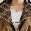 Women's Windbreaker Jackets Plaid Fake Two-piece Splicing Loose Casual Hooded Tooling Jacket Trend Coats