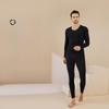 Sous-vêtements thermiques en velours sans coutures pour homme: Ensemble auto-chauffant, velours plus, automne
