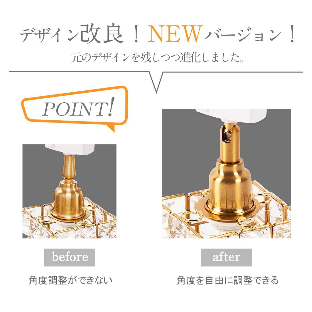 Cerdeco Aurora-Like Sparkle Pendant Light: Handcrafted Octagonal Crystal Glass Cut Like a Diamond, Equipped with PSE Certified E12, 180° Adjustable