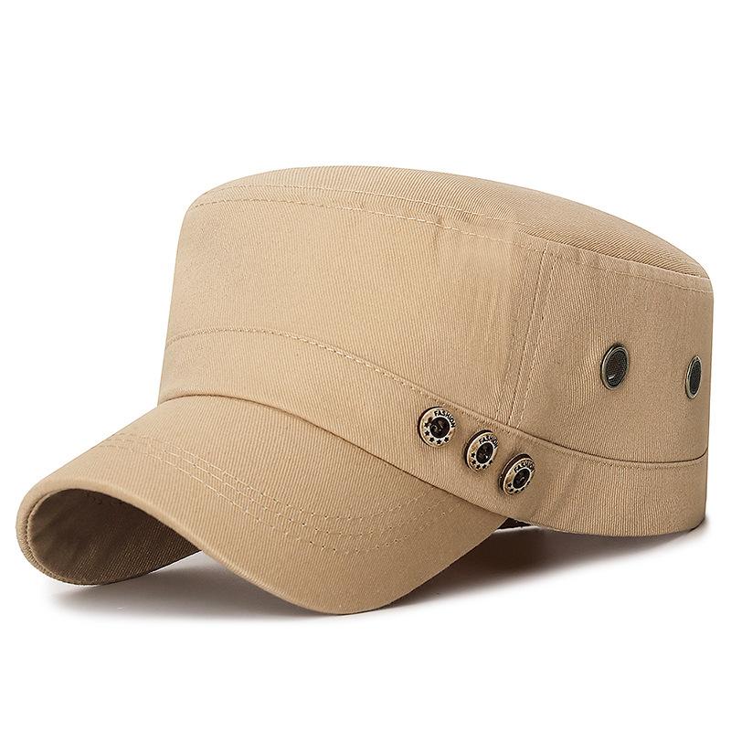 Men's Side-stitched Three-button Vent Flat Hat Sun Protection Outdoor Casual Baseball Hat