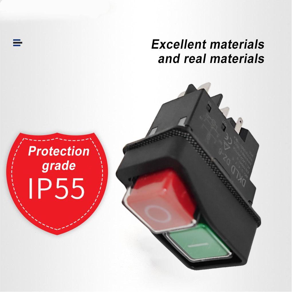 KJD17 Push Button Waterproof Magnetic Electromagnetic switch Stable Performance Sturdy Using Safety Switches Starter DKLD/DZ-6