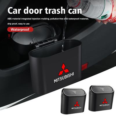 Papelera de Coche Cubo de Basura Contenedor Colgante de Basura Accesorios para Outlander Pajero Sport Lancer EX ASX L200 Eclipse