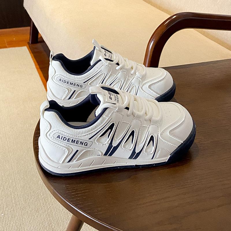 Autumn New Breathable Little White Shoes Female Students Platform Versatile Casual Sports Board Shoes 66