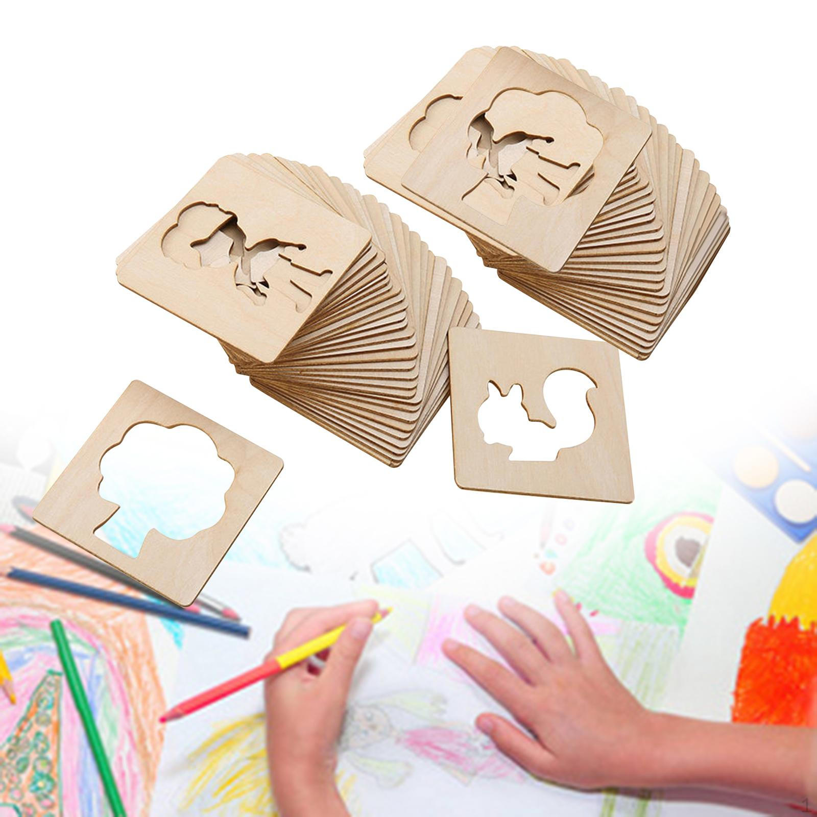 

Набор трафаретов для художественного самовыражения 55pcs