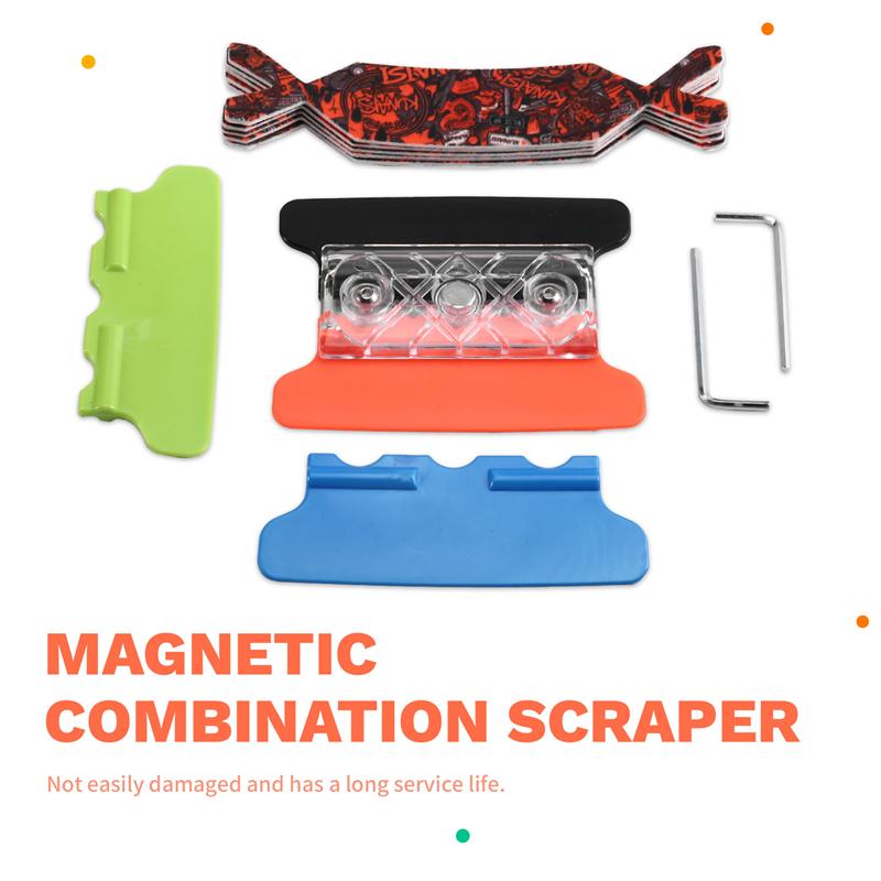 Wrap Car Vinyl Wrinkle Removal Tool-Squeegee Magnetic Set-Decal Applicator, Wallpaper Window Film Smoothing Vinyl Roll Scraper