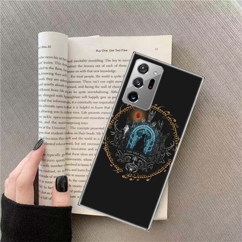 The L-Lord of the R-Rings Phone Case For Samsung Galaxy S25 Edge S24 S23 FE S22 S26 Ultra S21 S20 S10 Plus Capa Soft