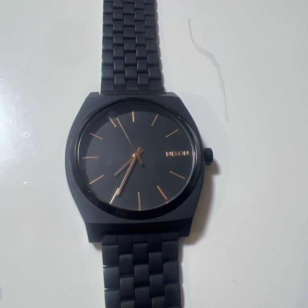 Used NIXON black analog watch
