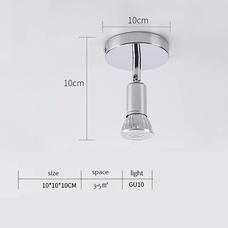 Nordic Stainless Steel Ceiling Light Multiple Strip LED Spotlights Living Room Chandeliers Lamps Home Decor Lighting Fixtures