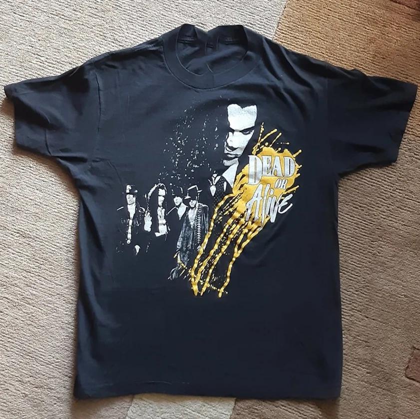 

Dead or Alive Band Music Tour Cotton Black Unisex All Size Shirt 2XL