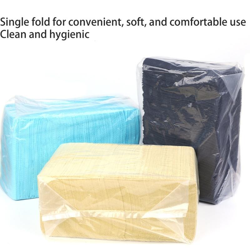 125pcs Disposable Nail Art Table Mat Waterproof Beauty Paper Sheets Salon Pad for Home and Personal Use