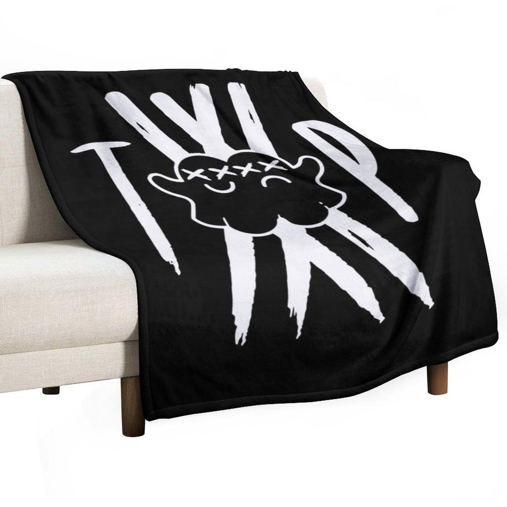 Twin Paranormal Merch Ghost Gang Throw Blanket For Baby For Decorative Sofa Christmas Decoration Warm Blankets