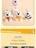 Charming West Highland Terrier Plush Keychain - Cute Puppy Pendant Bag Charm Gift