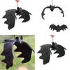 Spooky Hanging Rubber Vampire Bat Halloween Party Prop Decoration