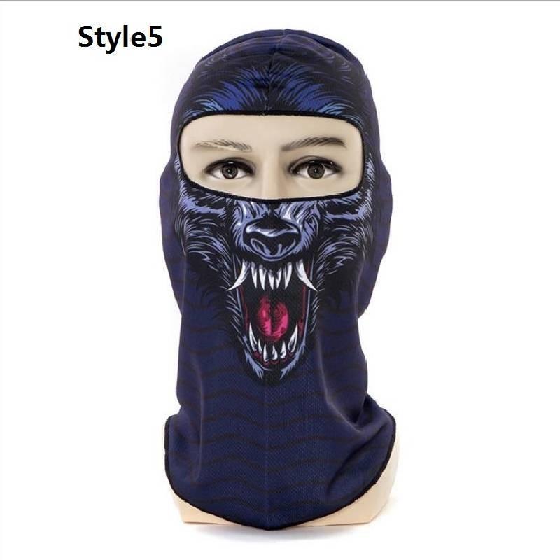 Stilvolle Winddichte Und Warme Radmaske Unisex Skimaske Mit Einzigartigen Drucken