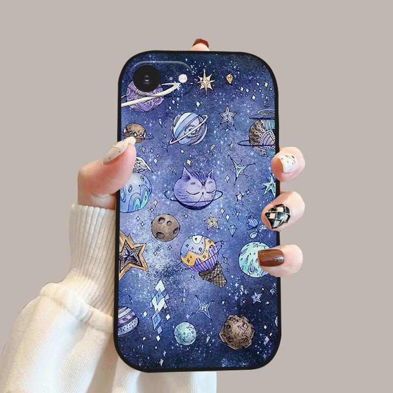Case For iPhone 16e 5G Fashion Cartoon Soft Silicone TPU Phone Cover For iPhone SE4 Coque Apple SE 4 Shockproof Bumper Shells