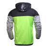 Adidas Neo Lifestyle Casual Series Hooded Zipper Comfortable Long Sleeve Jacket Men Jacket Fluorescent-Green Black Silver AY6501
