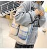 Five-piece Bag Girl Student Plaid Backpack For Junior High School Students