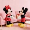 Kawaii Cute Cartoon Mickey Minnie Mouse Plush Toy Soft Stuffed Couple Doll Romantic Gift for Girls Birthday Valentine Day