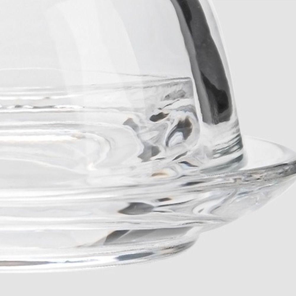 Kuchenplatte aus Glas Exquisite Dessertplatte Multifunktionale Aufbewahrungstablett Snack