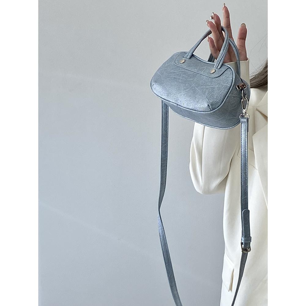 Ielgy Korean Version Exquisite Small Round Bag Casual One-Shoulder Messenger Portable Small Bag