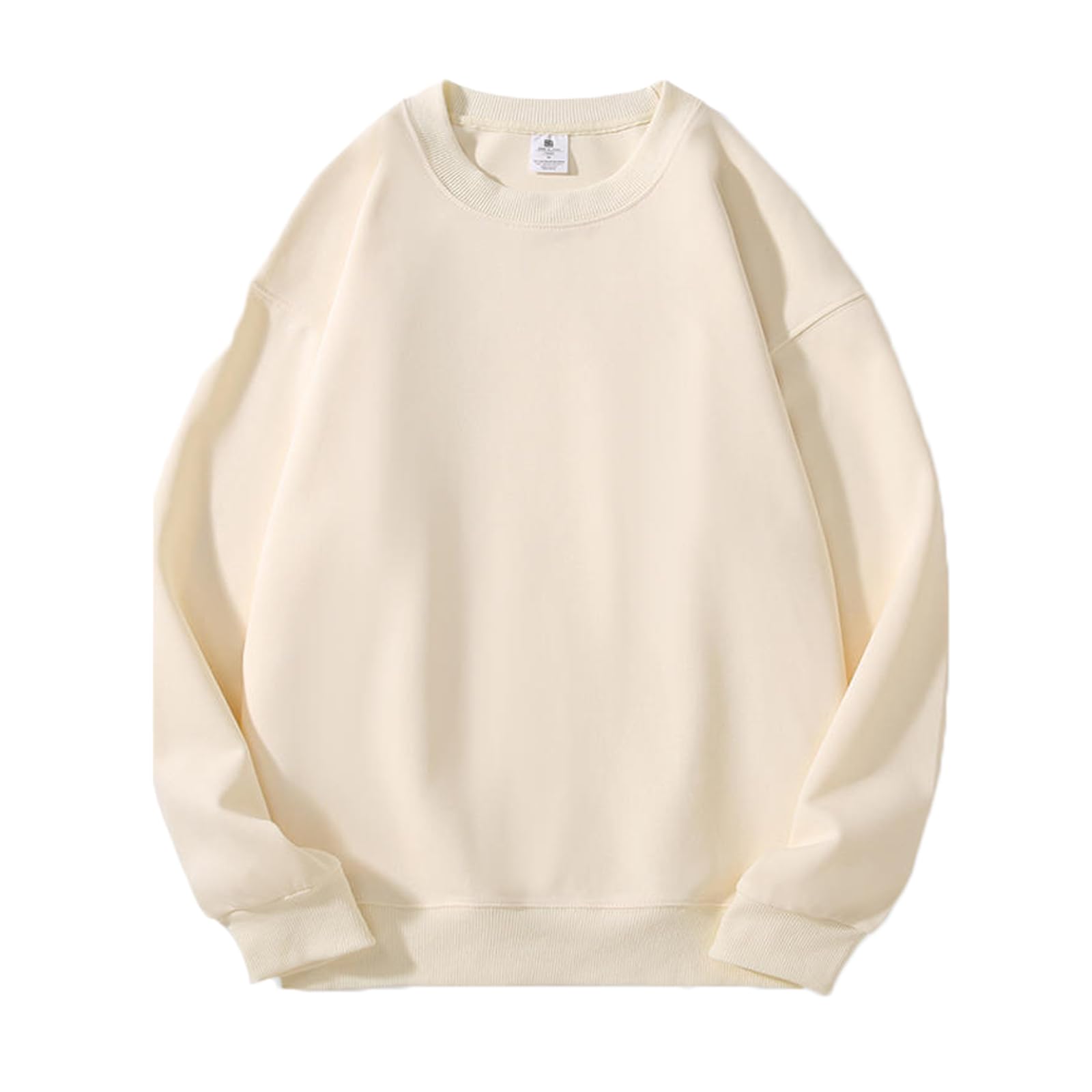 

Large Long Crew Winter [Blostirno] Women s Sweatshirt, Size, Sweatshirt, Women s, Sleeve, Sportswear, Neck, Plain, Spring, Autumn, (JP0114BE-S) бежевий