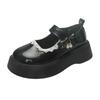 Fashion 2025 New Fashion Lace Women's Pumps Spring Autumn Mary Jane SHOES Sweet Butterfly Knot Platform Casual Lolita Ladies Shoes