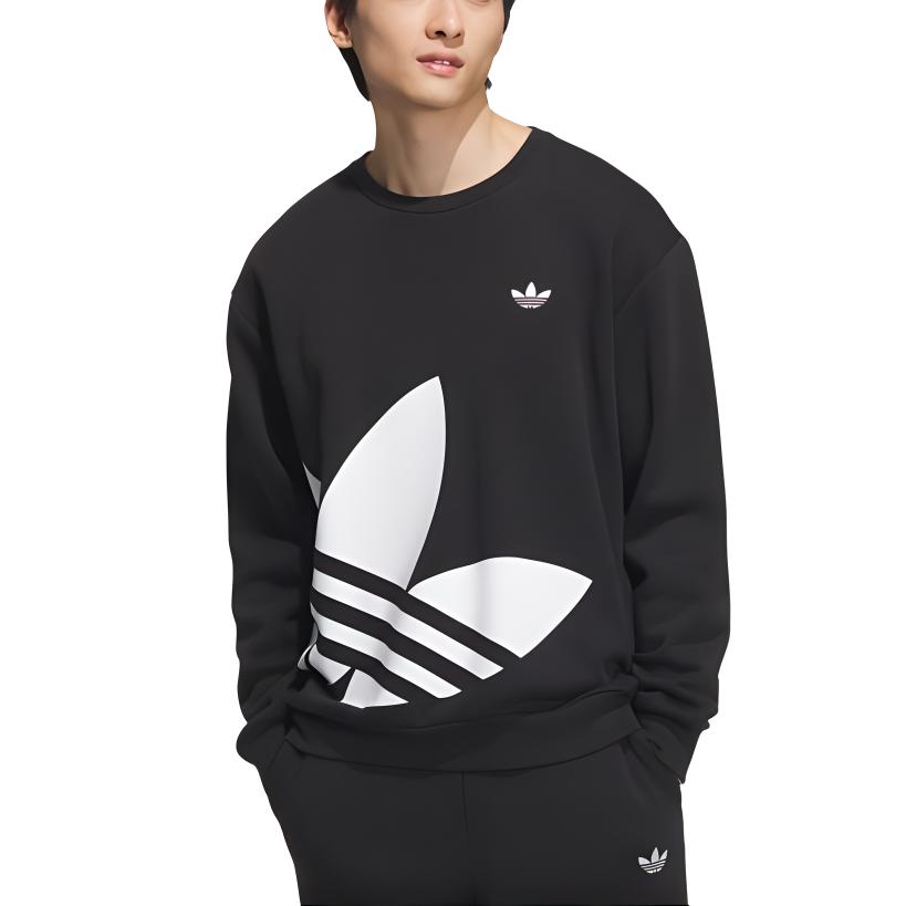 Adidas Originals CREW SWEATSHIRT Unisex Black JL8383