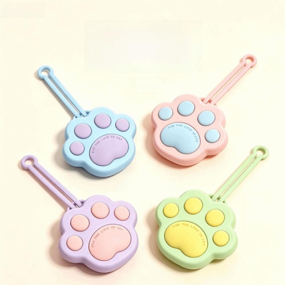 Cat Paw Shape Dog Treat Bag Silicone Puppy Pet Training Bag Portable Pet Snack Pouch Food Storage
