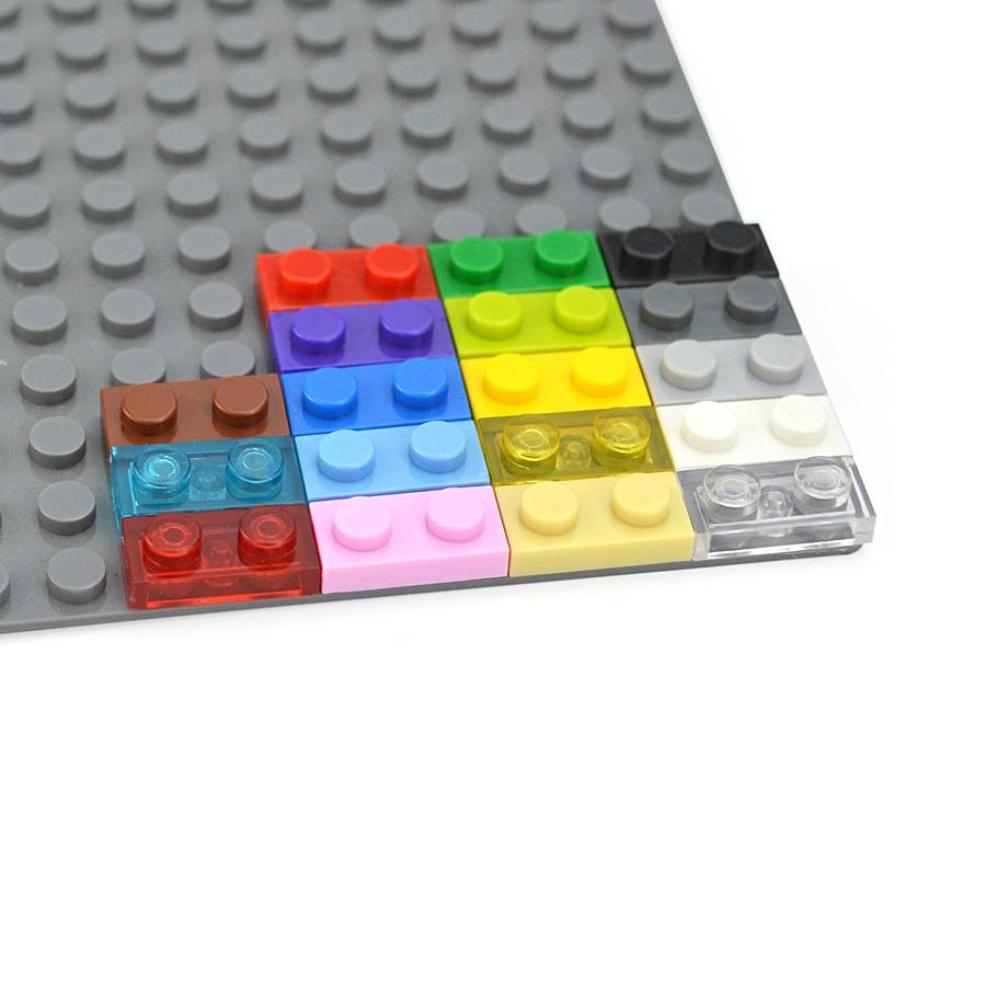 145Pcs MOC 1x2 Thin Plate Building Blocks - Educational Creative Bricks Compatible with 3023 for Kids