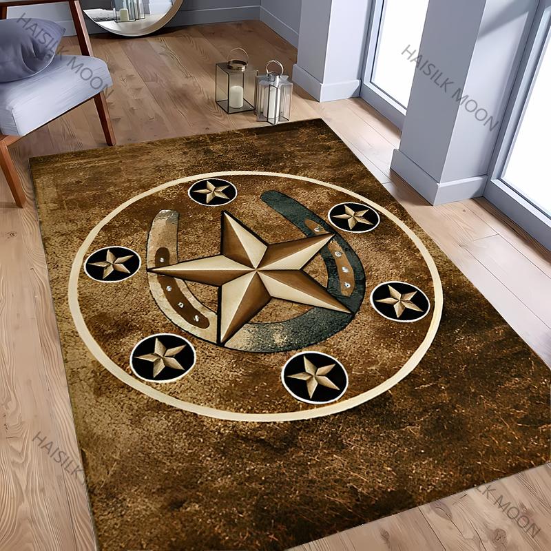 3D Vintage Pentagram Printed Mat Washable Carpet for Room Easy To Clean Rug for Sofa Livingroom Modern Home Decor Wonderful Gift