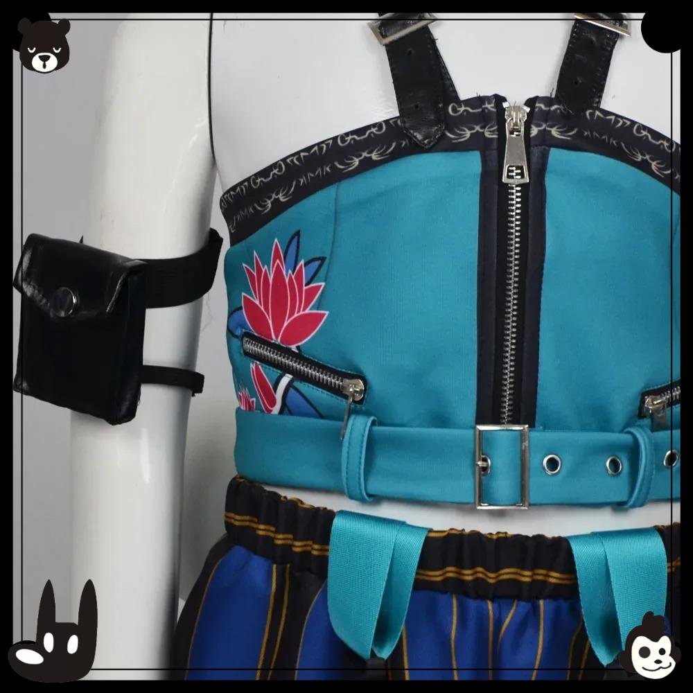 New Anime Kids Girl Roleplay Cosplay Costumes Zoey Full Costume Set for K-pop Halloween Carnival Party Suits Clothes Outfit