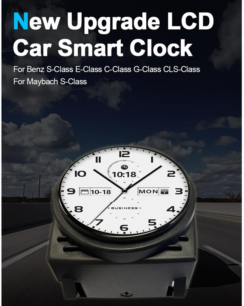Upgrade Touch Screen LCD Car Smart Clock For Mercedes Benz W205 W213 W222 W463
