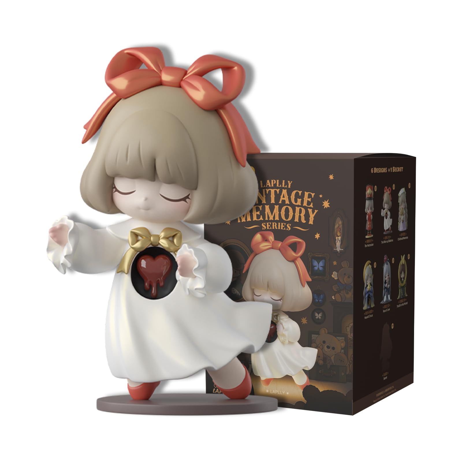 

52TOYS BLINDBOX Серія Старовинні спогади Антикварна серія Бліндбокс Трейдінговий Гачапон Колекційна фігурка LAPLLY Магазин спогадів 10 см, Ідеально для та Різдва