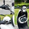 4-Digit Combination Lock for Bicycle Motorcycle - Steel Cable Password Lock , Anti-Theft Helmet Lock Security Chain