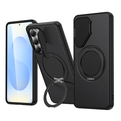 360° Magnetische Beugel Telefoonhoesje Voor Samsung Galaxy S26 Ultra S25 S24 Plus Camera Bescherming Schokbestendig Standhouder Cover Funda