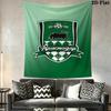 Fc Krasnodar Wall Tapestry Aesthetic Wall Hanging Printed Fabric Blanket Decorative Tapestries for Bedroom Living Room Home Decor