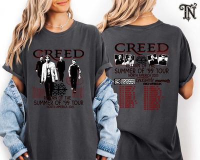 Vintage Creed Band Tour Return of the Summer 99 Tour 2025 Unisex T-Shirt Unisex T-Shirt