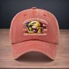 1pc Washed Retro Baseball Cap Featuring Designs Commemorating The 250Th Anniversary of The United State,Curved Brim Duckbill Cap