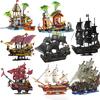 Piratenschiff Moc Kriegsschiff Kreuzfahrtschiff Boot Insel Schwarze Perle Modell Segelschiff Bausteine Sets Lernspielzeug Geschenk