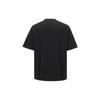 Reebok Graphic Tee U Letter Print Round Neck Loose Short Sleeve T-Shirt Unisex Tops Black 23RMS429U001