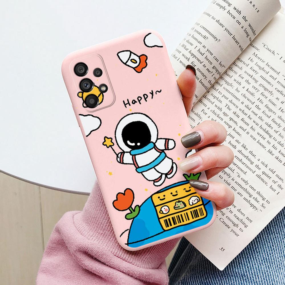 

Phone Case Space Astronaut Star Pattern For Samsung Galaxy A53 A52 A32 S9 S10 Plus S10e Note 10 Lite Silicone Shockproof Cover Samsung S9