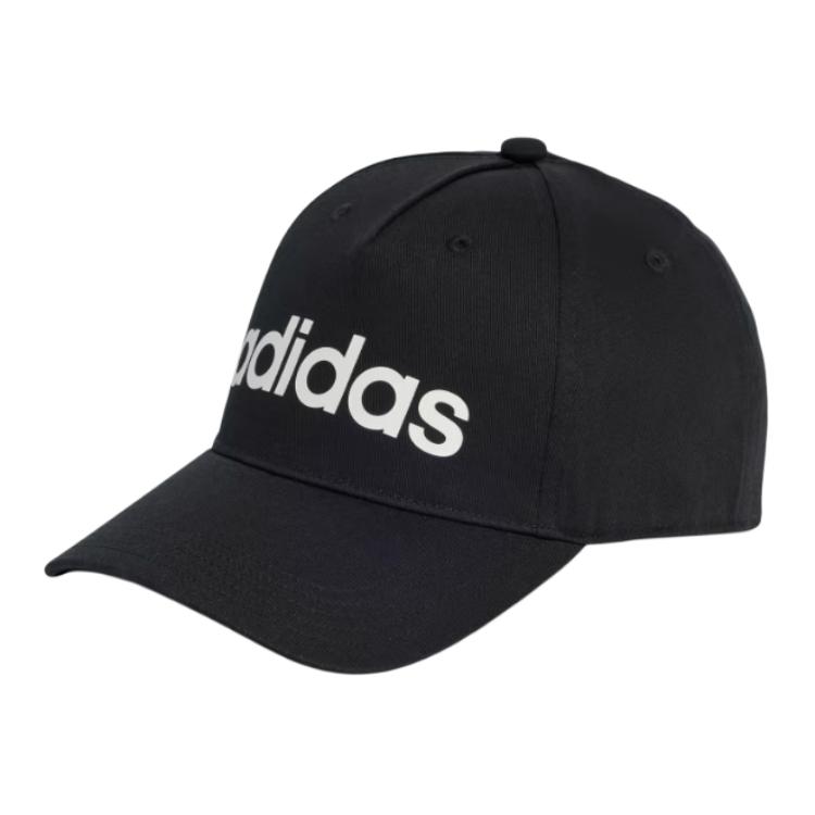 Adidas Logo Cotton Baseball Cap Unisex caps Black HT6356