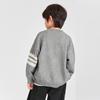Duoduojia Boys' Preppy Style Round Neck Cardigan Sweater