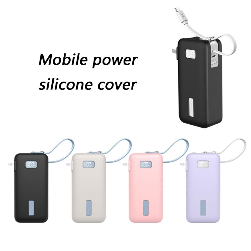 Starke Schutzhülle Stoßfest & Stilvolle Designs Aufbewahrungstasche Leicht zu Tragen für Anaker 10000mAh 3-in-1 Powerbanks