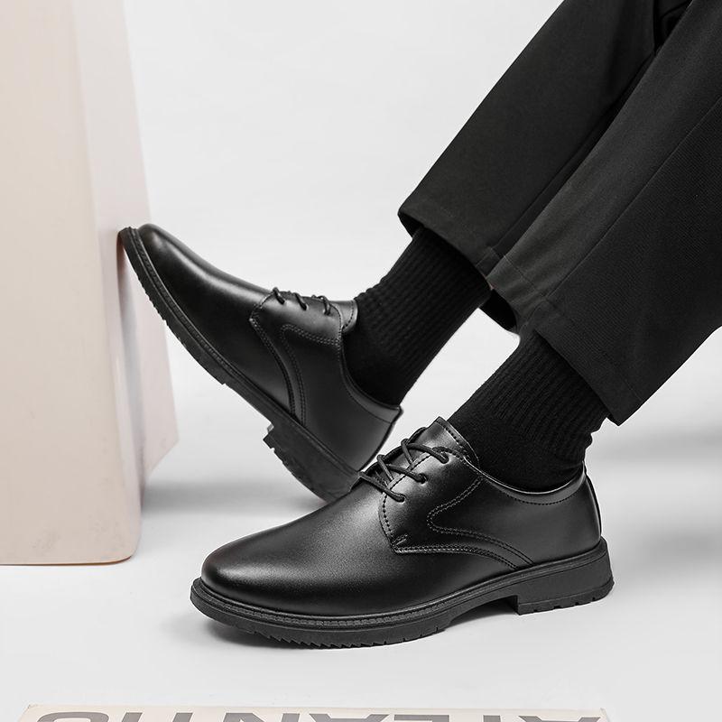 Fashion Non Slip Lace Up Low Heel Soft Man Casual Shoe Cowhide Summer Sale Footwear Offer Designer New In Slip-on Leather Shoes for Men